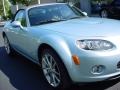 2008 Icy Blue Metallic Mazda MX-5 Miata Grand Touring Roadster  photo #2