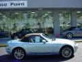 2008 Icy Blue Metallic Mazda MX-5 Miata Grand Touring Roadster  photo #3