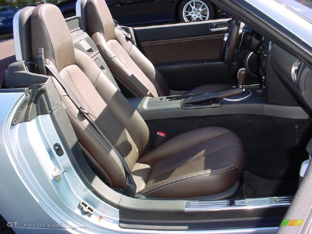 Saddle Brown Interior 2008 Mazda MX-5 Miata Grand Touring Roadster Photo #39254030