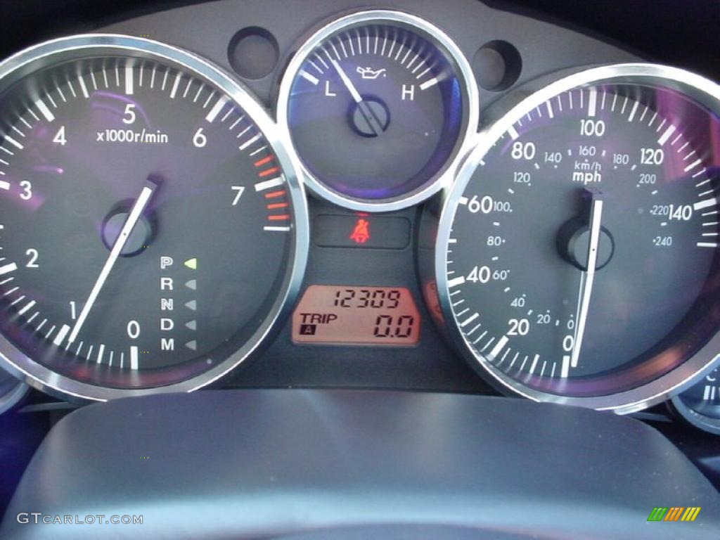 2008 Mazda MX-5 Miata Grand Touring Roadster Gauges Photo #39254062