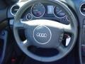 Ebony 2005 Audi S4 4.2 quattro Cabriolet Steering Wheel