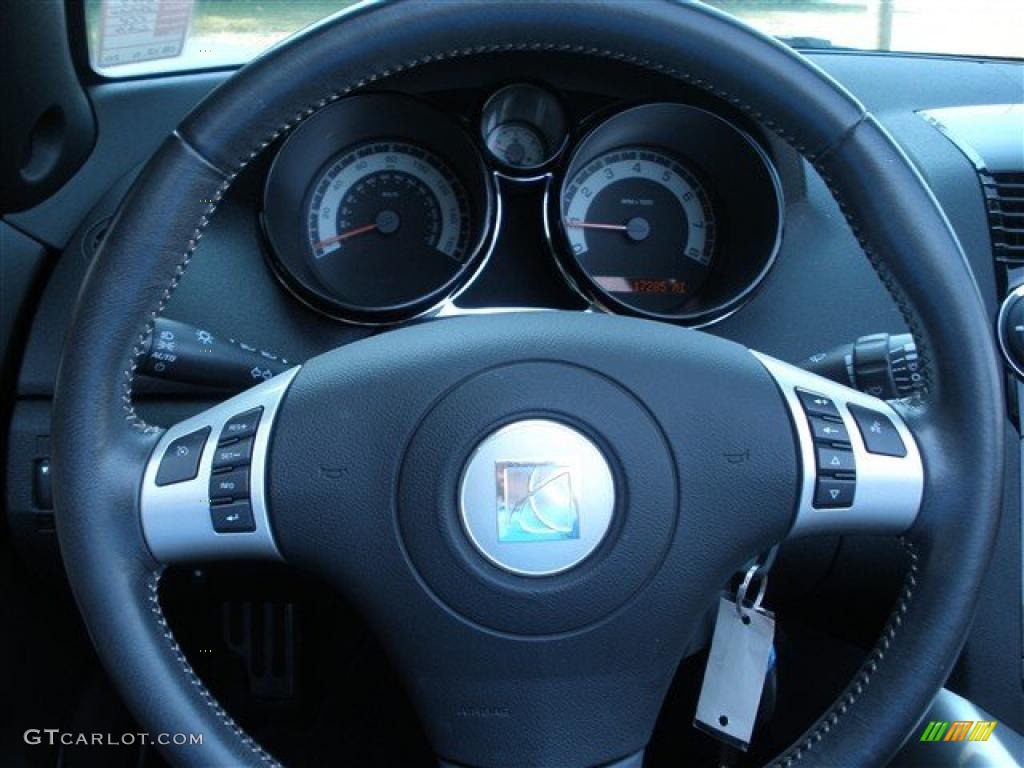 2007 Saturn Sky Red Line Roadster Tan Steering Wheel Photo #39255138