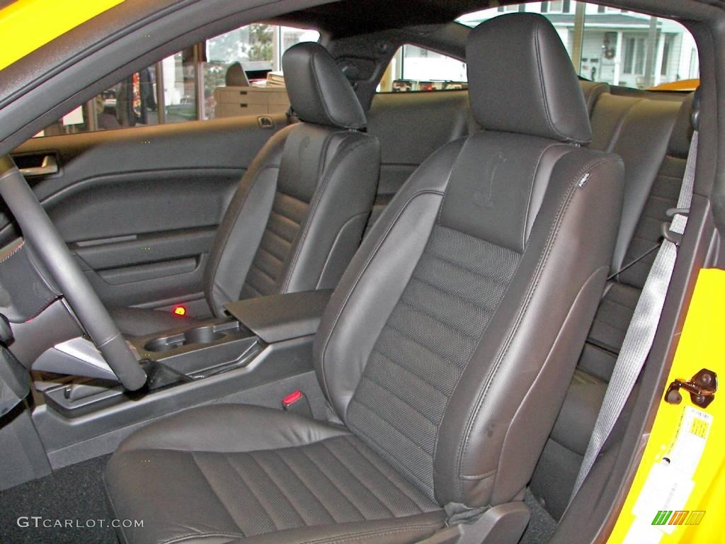 Black/Black Interior 2009 Ford Mustang Shelby GT500 Coupe Photo #3925724