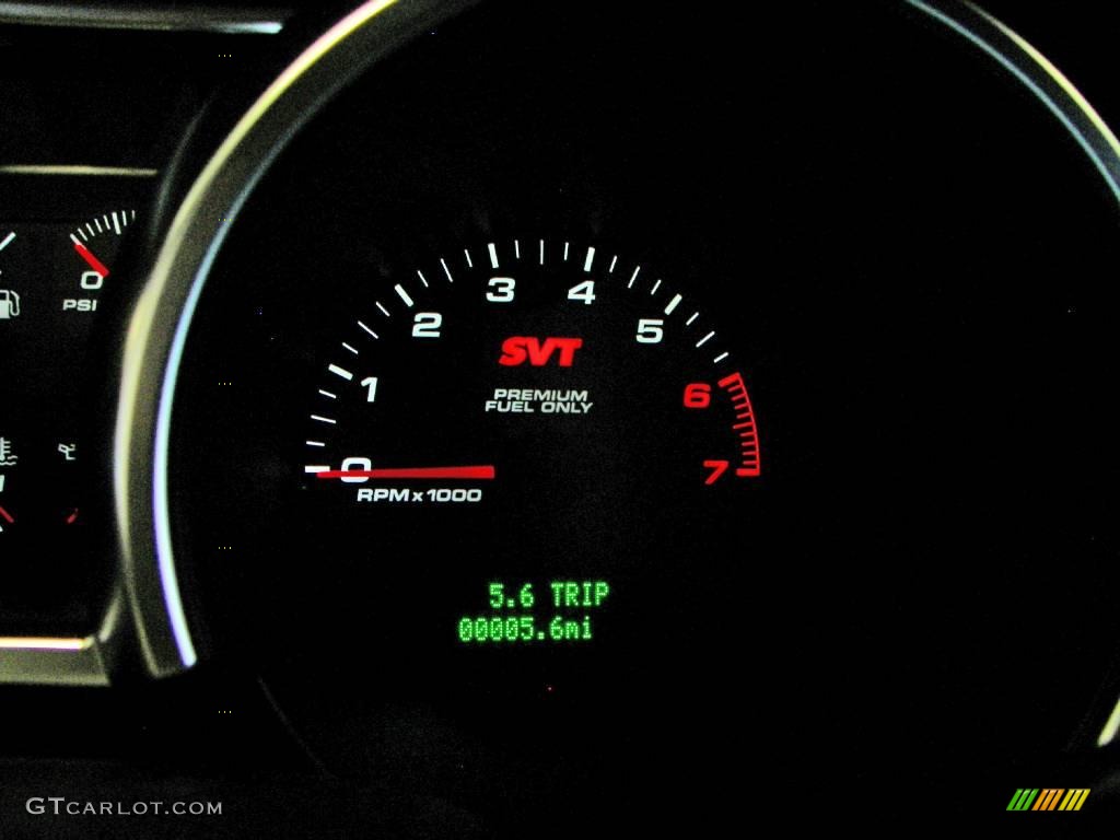 2009 Ford Mustang Shelby GT500 Coupe Gauges Photo #3925734