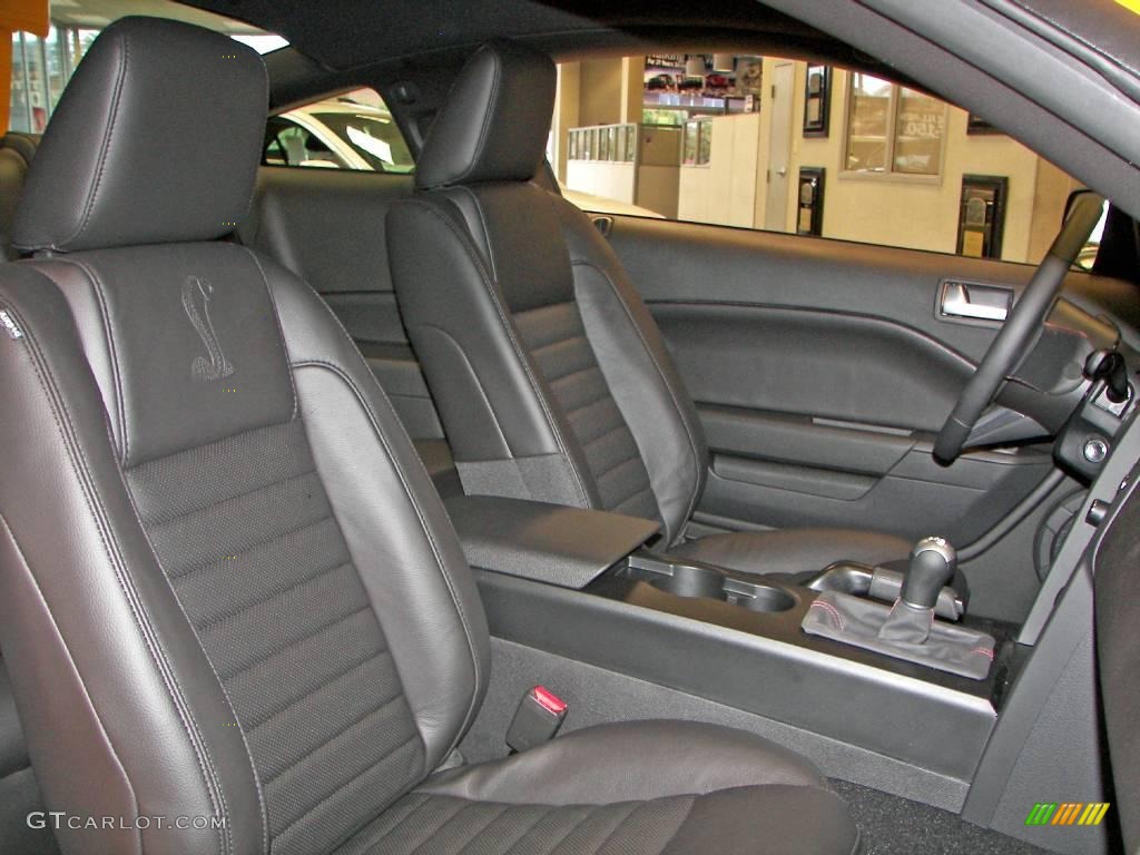 Black/Black Interior 2009 Ford Mustang Shelby GT500 Coupe Photo #3925759