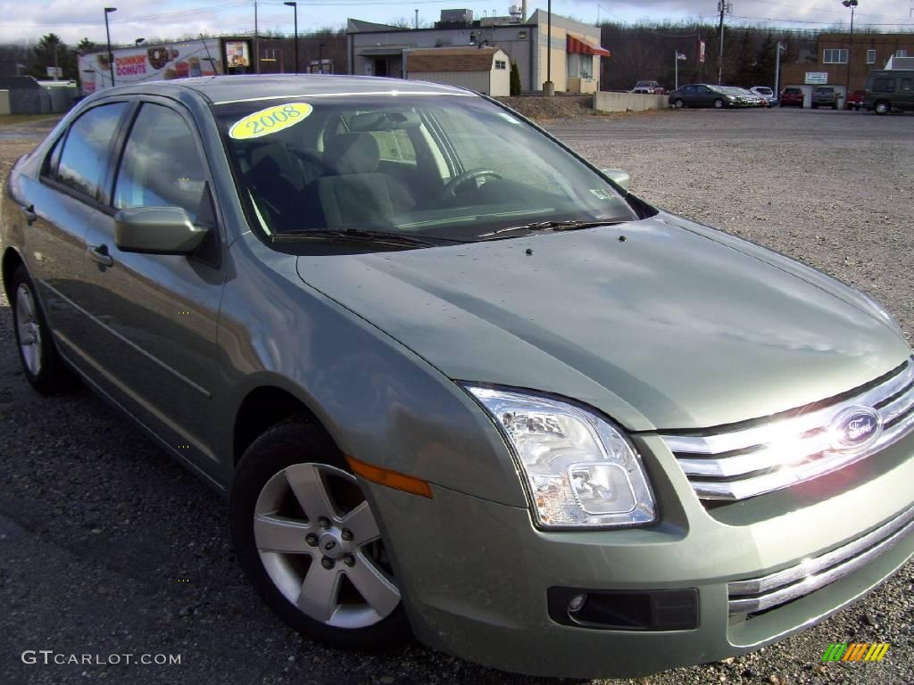 2008 Fusion SE - Moss Green Metallic / Camel photo #4