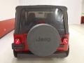 2006 Flame Red Jeep Wrangler X 4x4  photo #5