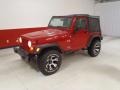 2006 Flame Red Jeep Wrangler X 4x4  photo #8