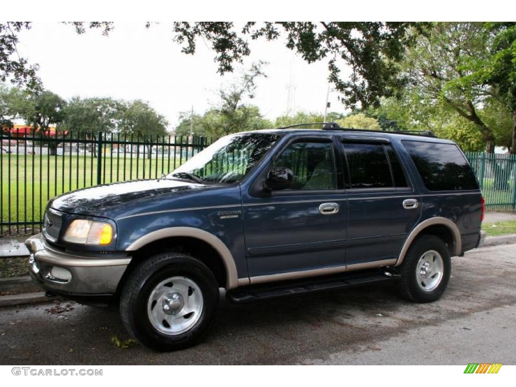 Medium Wedgewood Blue Metallic 1998 Ford Expedition Eddie Bauer 4x4 Exterior Photo #39261327