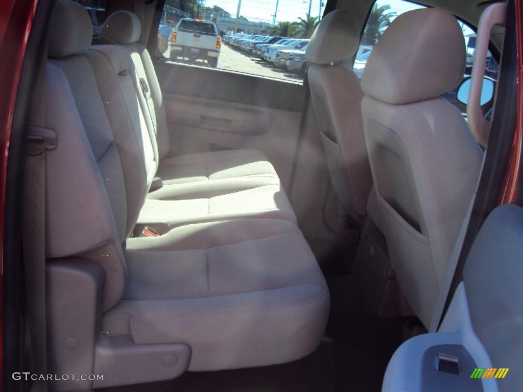 2008 Sierra 1500 SLE Crew Cab 4x4 - Fire Red / Light Cashmere photo #12