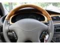2000 Jaguar S-Type Almond Interior Steering Wheel Photo
