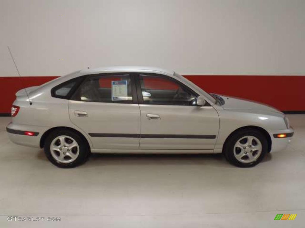 2006 Elantra GT Hatchback - Sterling Silver / Gray photo #3