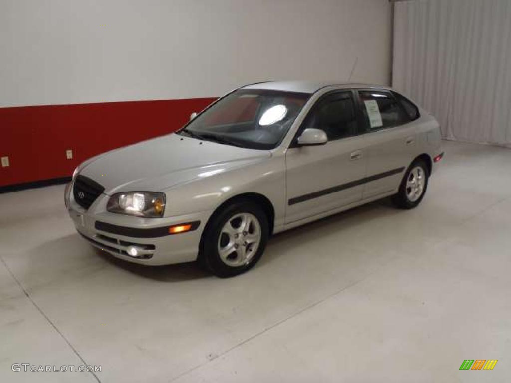 2006 Elantra GT Hatchback - Sterling Silver / Gray photo #8