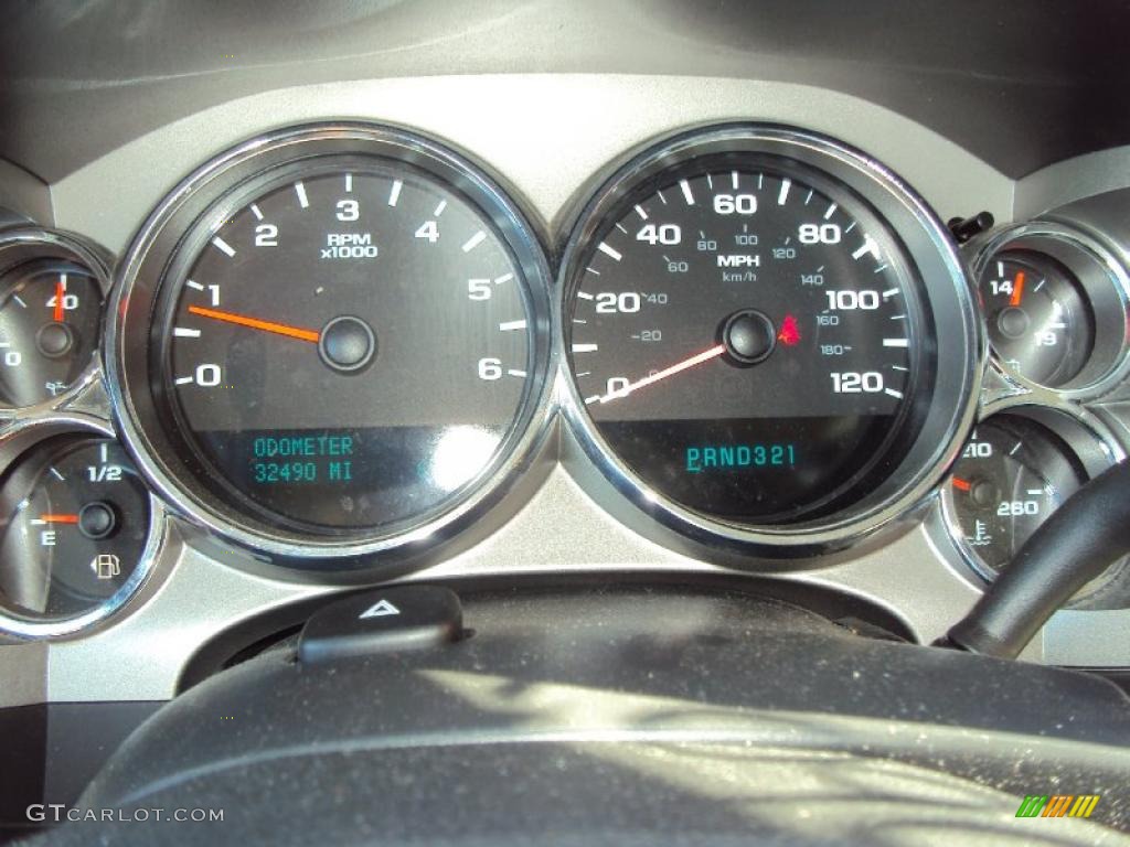 2009 Chevrolet Silverado 1500 LT Crew Cab Gauges Photo #39264655