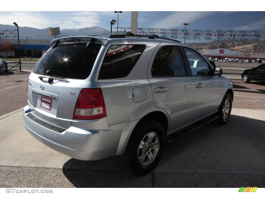 2005 Sorento EX 4WD - Ice Blue Metallic / Gray photo #3