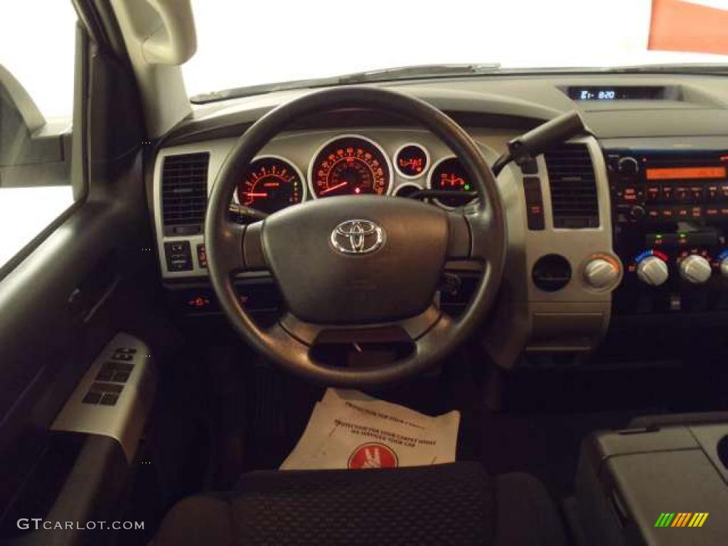 2008 Toyota Tundra Double Cab Black Dashboard Photo #39265143