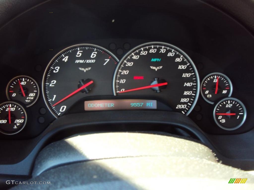 2008 Chevrolet Corvette Coupe Gauges Photo #39265243