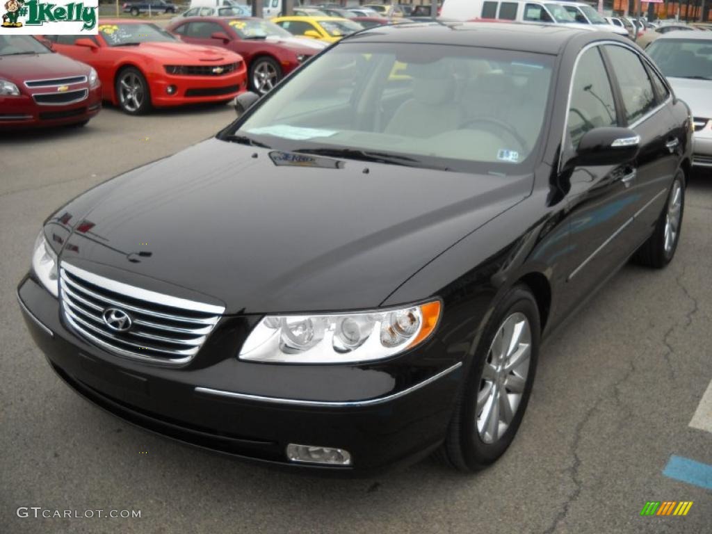 Black Onyx Pearl 2010 Hyundai Azera Limited Exterior Photo #39265267