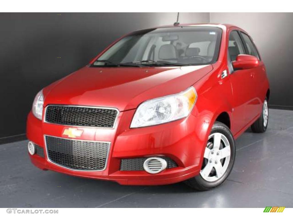 Victory Red 2009 Chevrolet Aveo Aveo5 LS Exterior Photo #39266071
