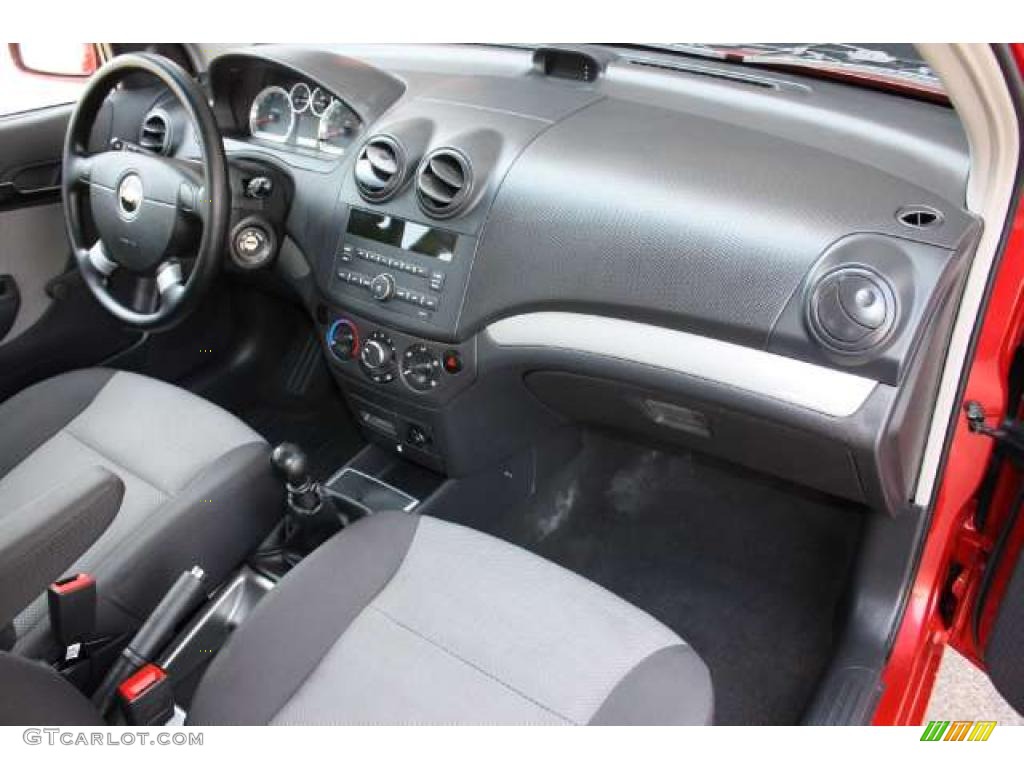 2009 Chevrolet Aveo Aveo5 LS Charcoal Dashboard Photo #39266199