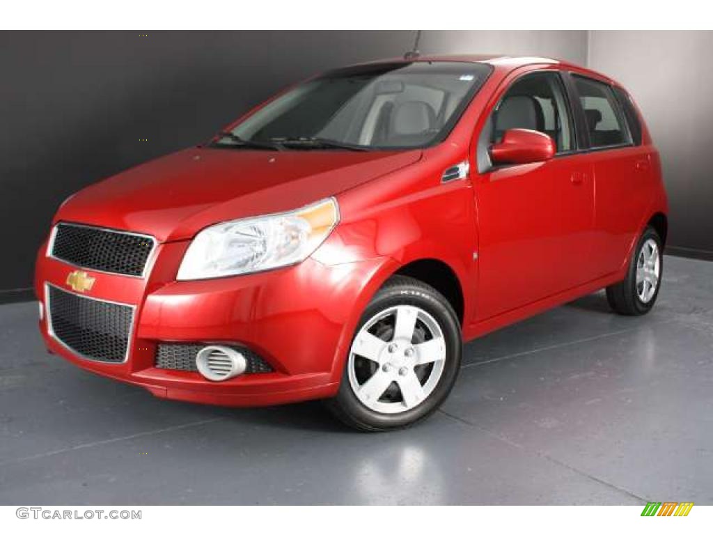 Victory Red 2009 Chevrolet Aveo Aveo5 LS Exterior Photo #39266367