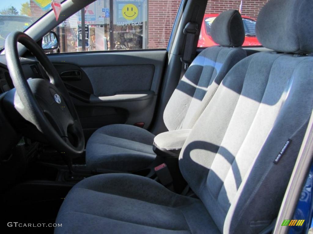2004 Elantra GLS Sedan - Tidal Wave Blue / Gray photo #8
