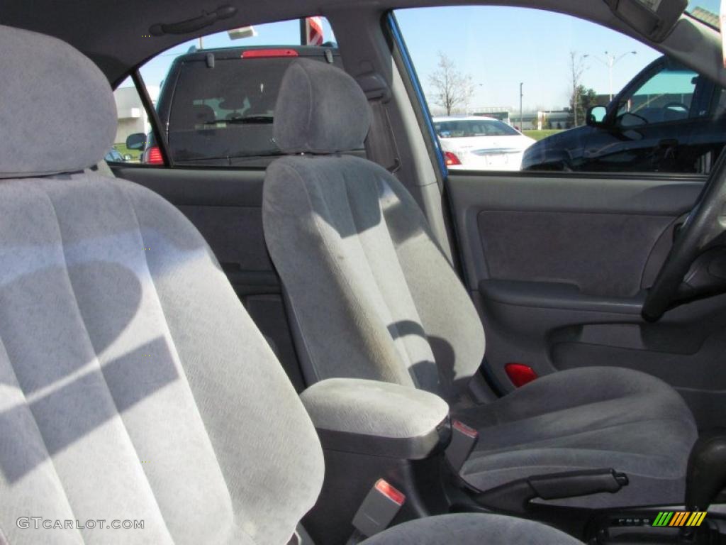 2004 Elantra GLS Sedan - Tidal Wave Blue / Gray photo #14