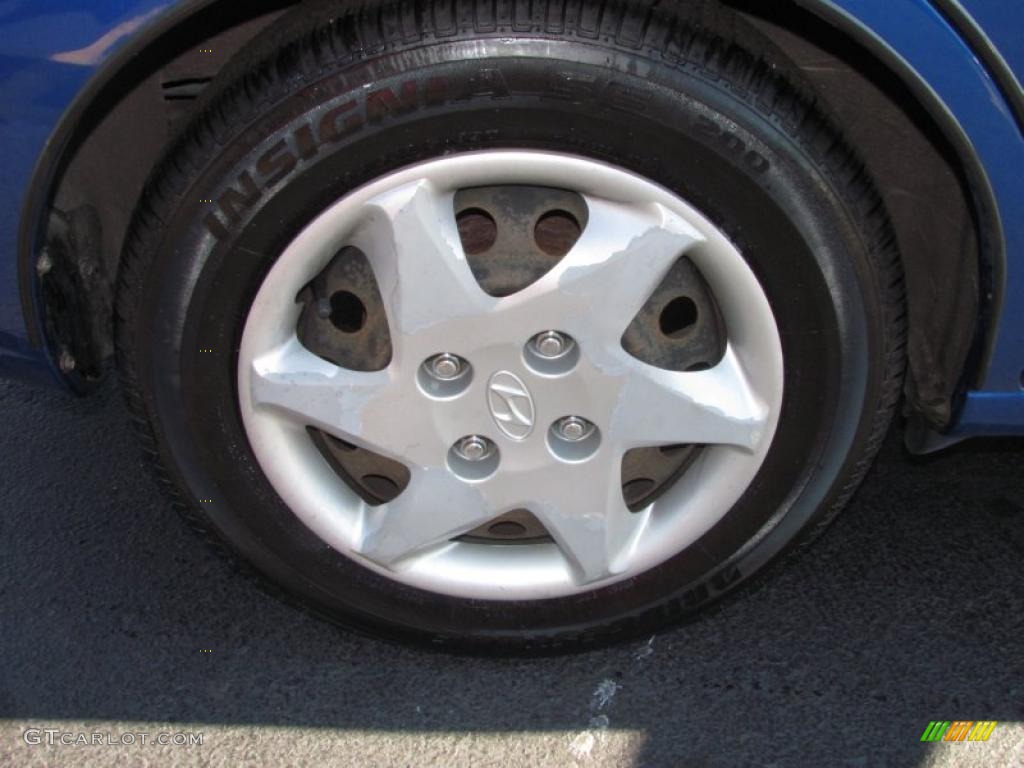 2004 Elantra GLS Sedan - Tidal Wave Blue / Gray photo #19