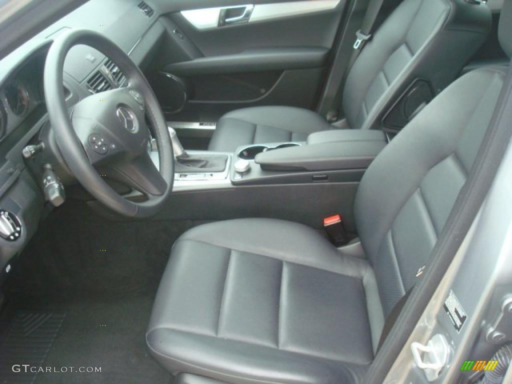 Black Interior 2008 Mercedes-Benz C 300 4Matic Sport Photo #39266811
