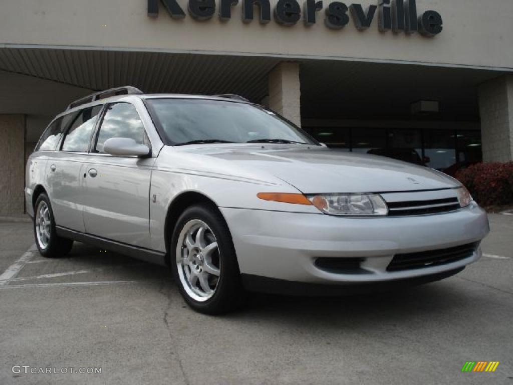 Bright Silver 2001 Saturn L Series LW200 Wagon Exterior Photo #39268275