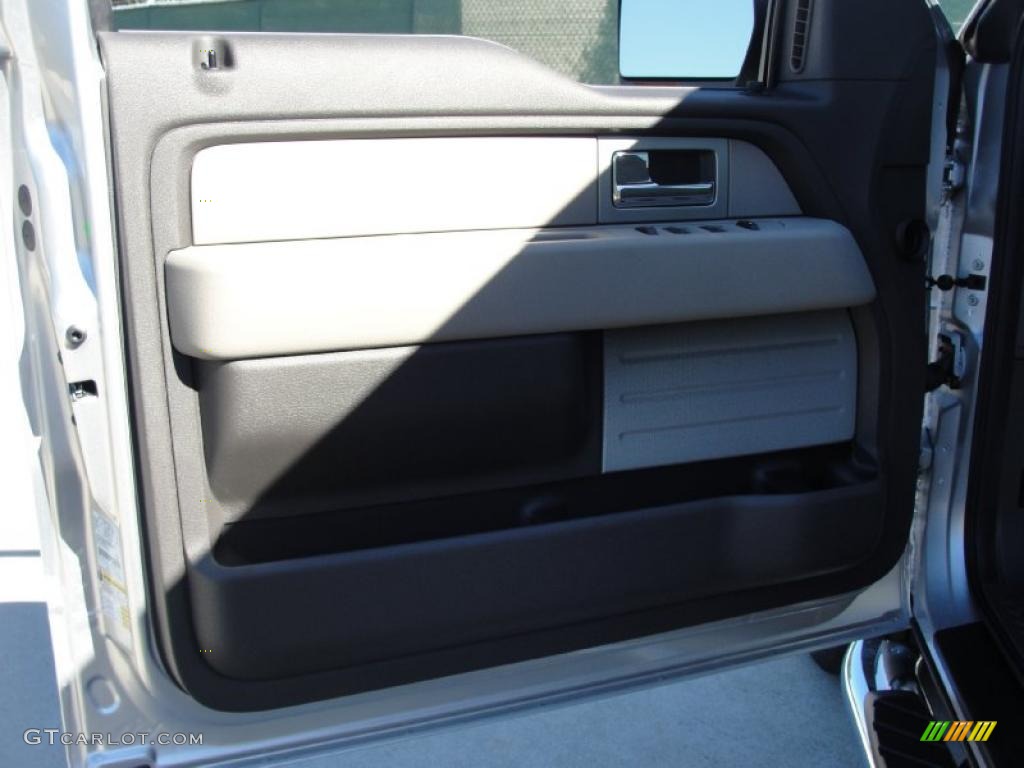 2010 F150 XLT SuperCrew - Ingot Silver Metallic / Medium Stone photo #20