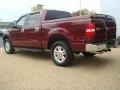 Dark Toreador Red Metallic - F150 Lariat SuperCrew 4x4 Photo No. 4