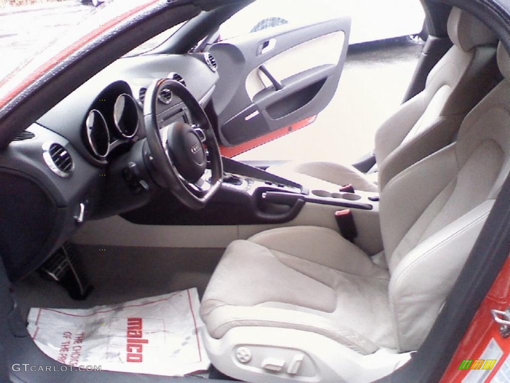 Limestone Grey Interior 2008 Audi TT 2.0T Roadster Photo #39270439