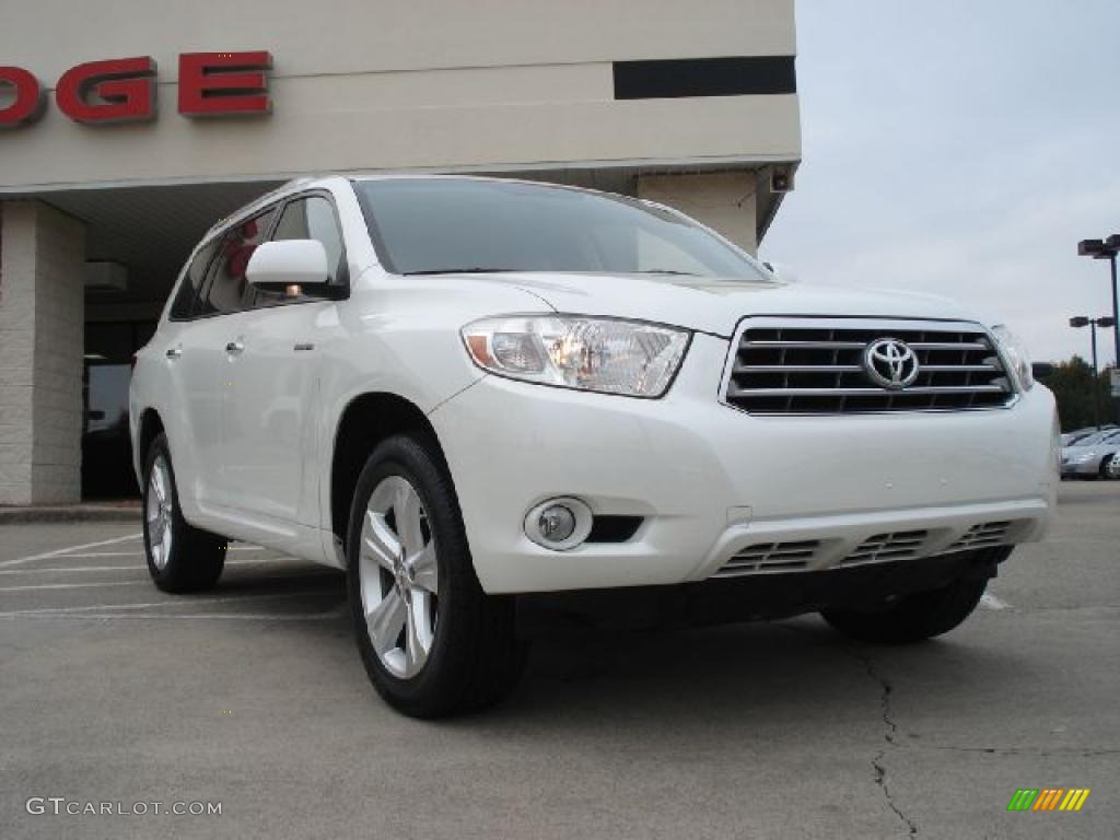 Blizzard White Pearl 2008 Toyota Highlander Limited Exterior Photo #39270963