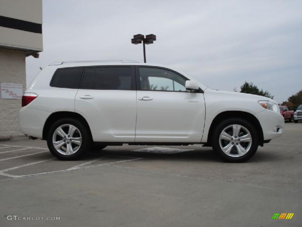 Blizzard White Pearl 2008 Toyota Highlander Limited Exterior Photo #39270979