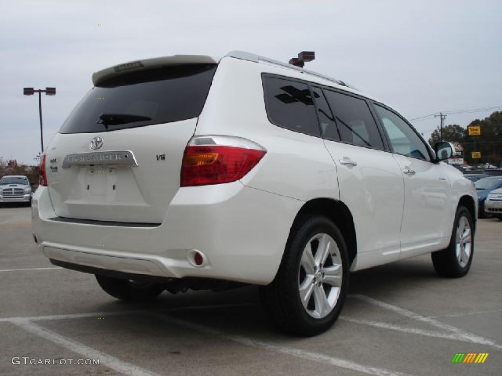 Blizzard White Pearl 2008 Toyota Highlander Limited Exterior Photo #39270995