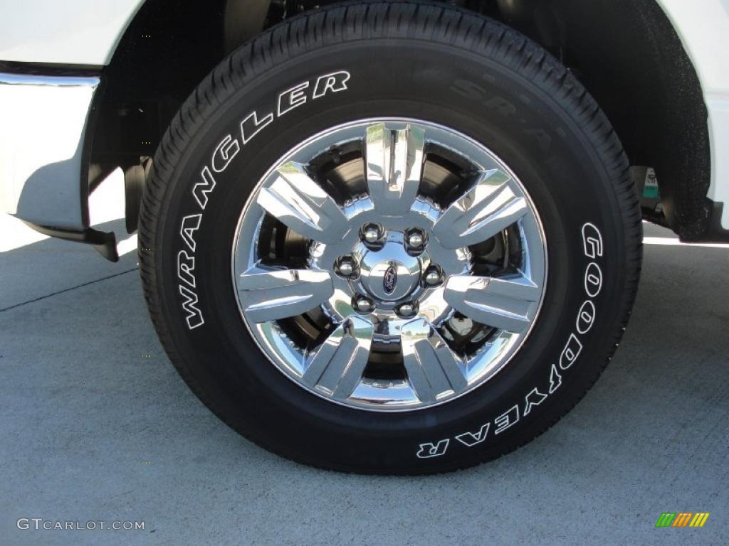 2010 F150 XLT SuperCrew 4x4 - Oxford White / Medium Stone photo #10