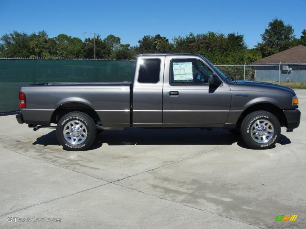 2011 Ranger XLT SuperCab - Dark Shadow Grey Metallic / Medium Dark Flint photo #2