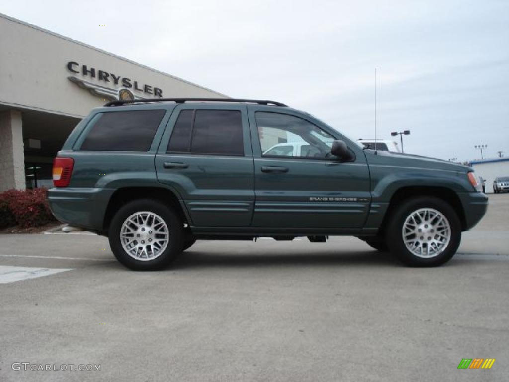 Onyx Green Pearlcoat 2003 Jeep Grand Cherokee Limited 4x4 Exterior Photo #39272175