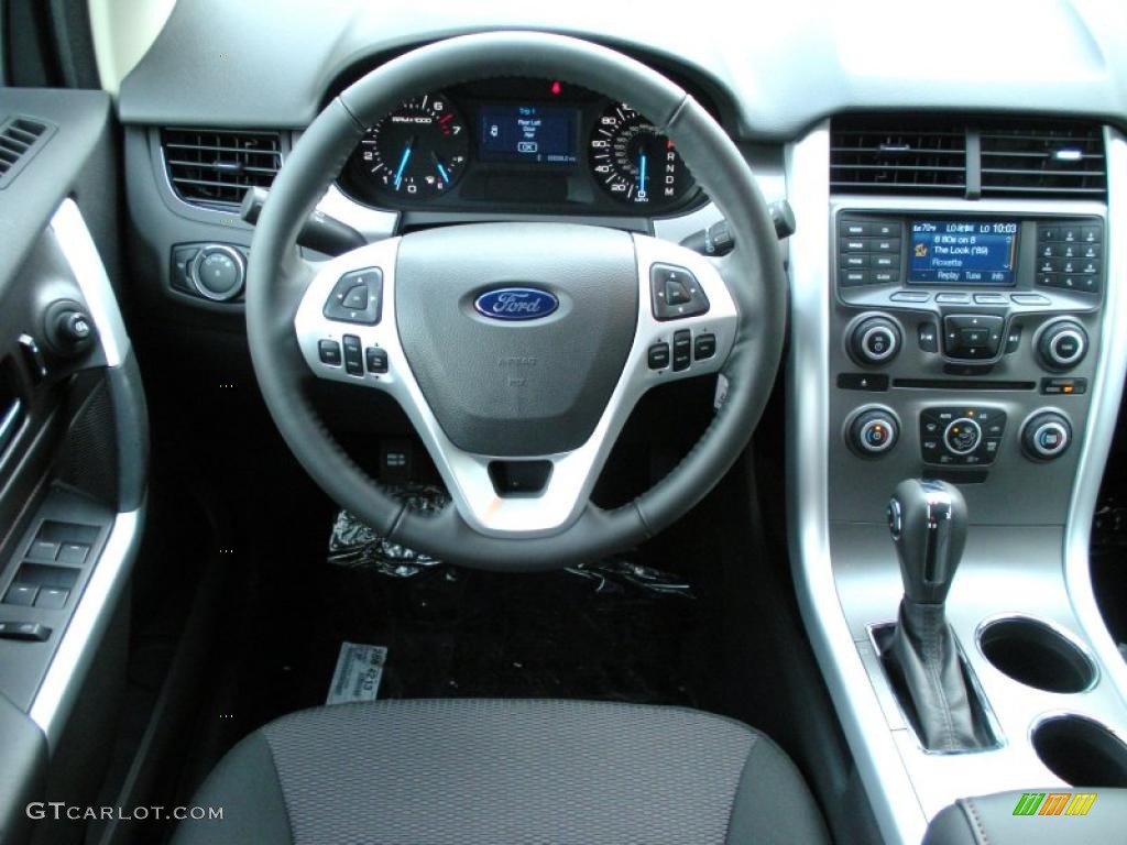 2011 Ford Edge SEL Charcoal Black Dashboard Photo #39273719