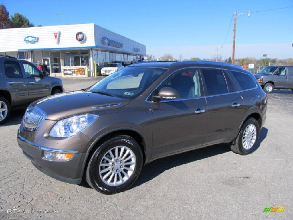 2010 Enclave CXL AWD - Cocoa Metallic / Ebony/Ebony photo #1