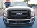 Oxford White - F450 Super Duty XL Regular Cab Chassis Flat Bed Photo No. 8