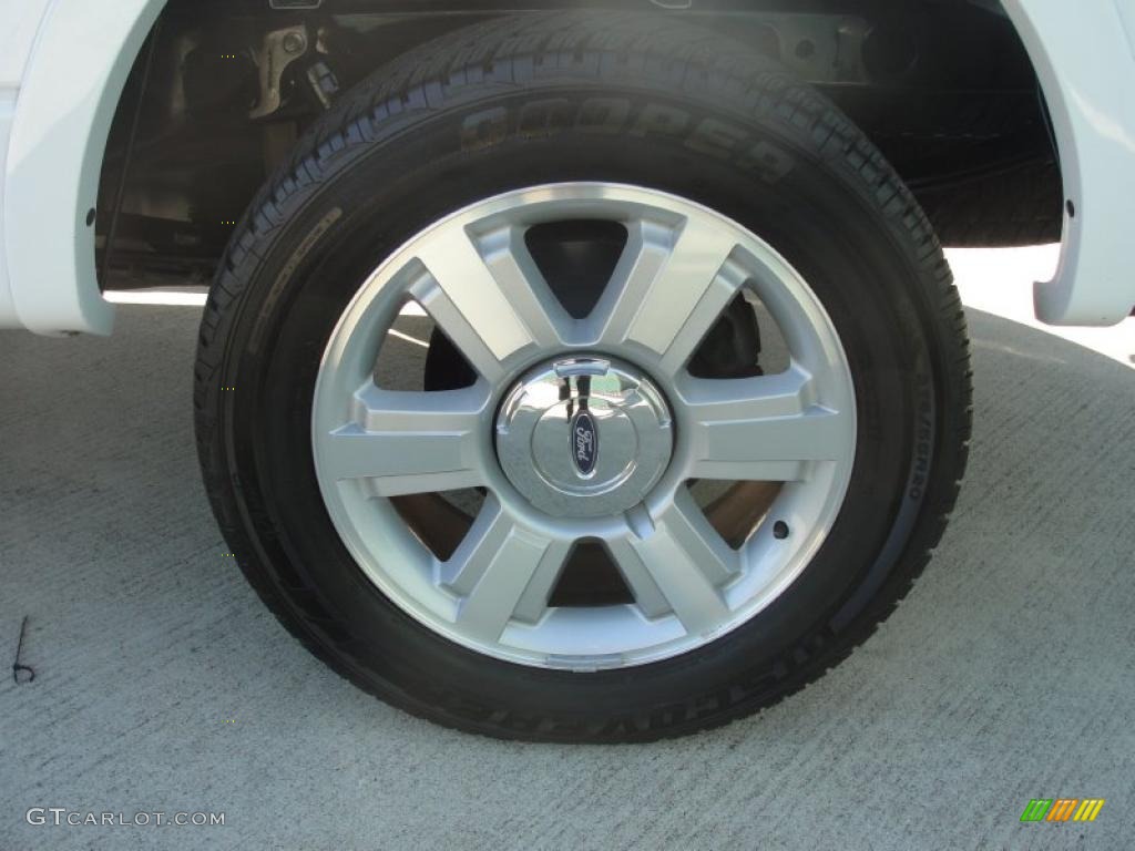 2006 F150 Lariat SuperCrew - Oxford White / Black photo #15