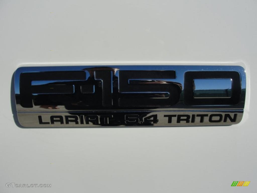 2006 F150 Lariat SuperCrew - Oxford White / Black photo #19