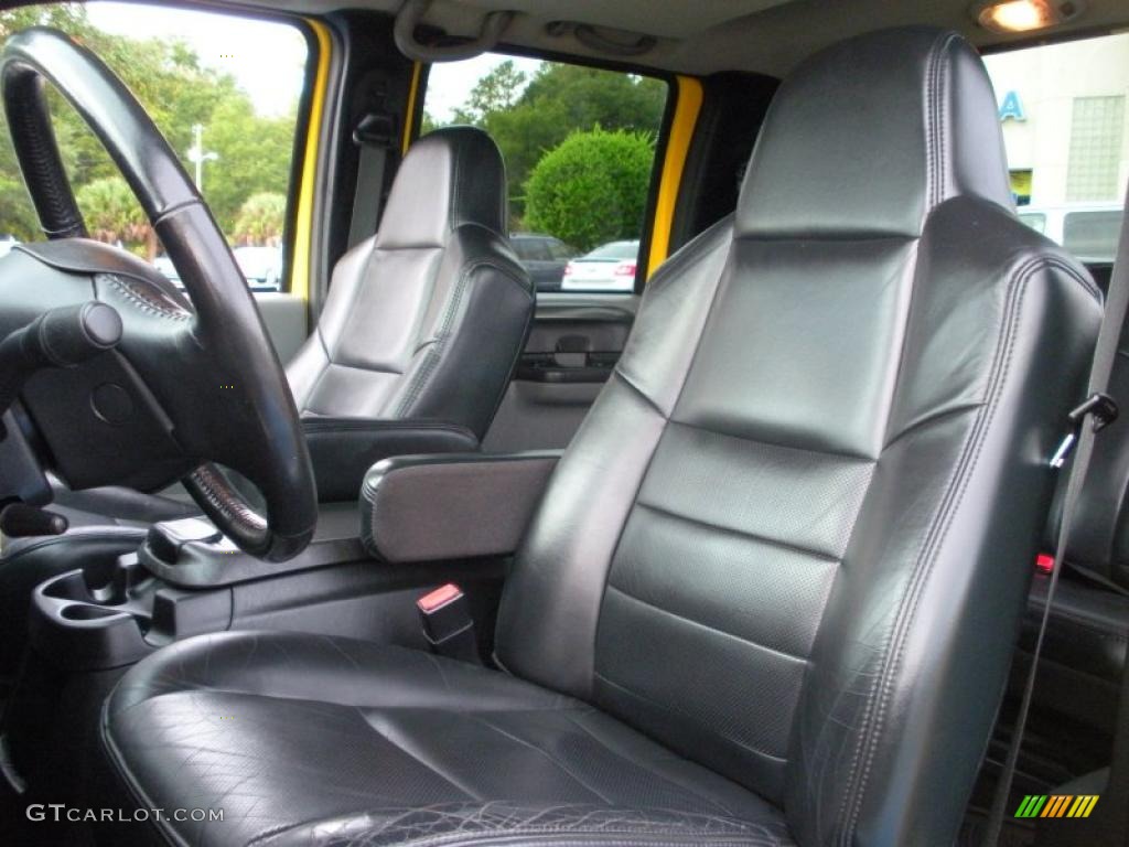 Black Interior 2005 Ford F250 Super Duty FX4 Crew Cab 4x4 Photo #39275555