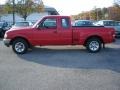 2000 Bright Red Ford Ranger XL SuperCab  photo #4