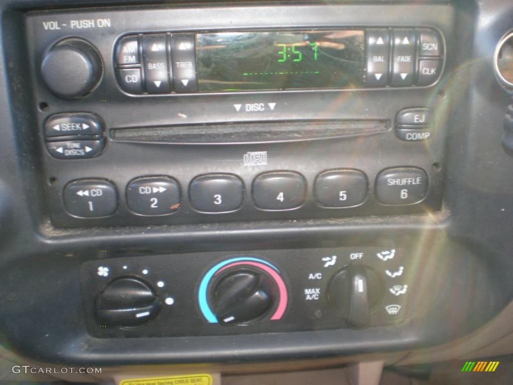 2000 Ford Ranger XL SuperCab Controls Photos