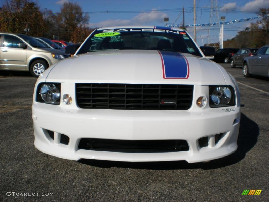 Performance White 2008 Ford Mustang Saleen S281 AF American Flag Patriot Supercharged Coupe Exterior Photo #39275803