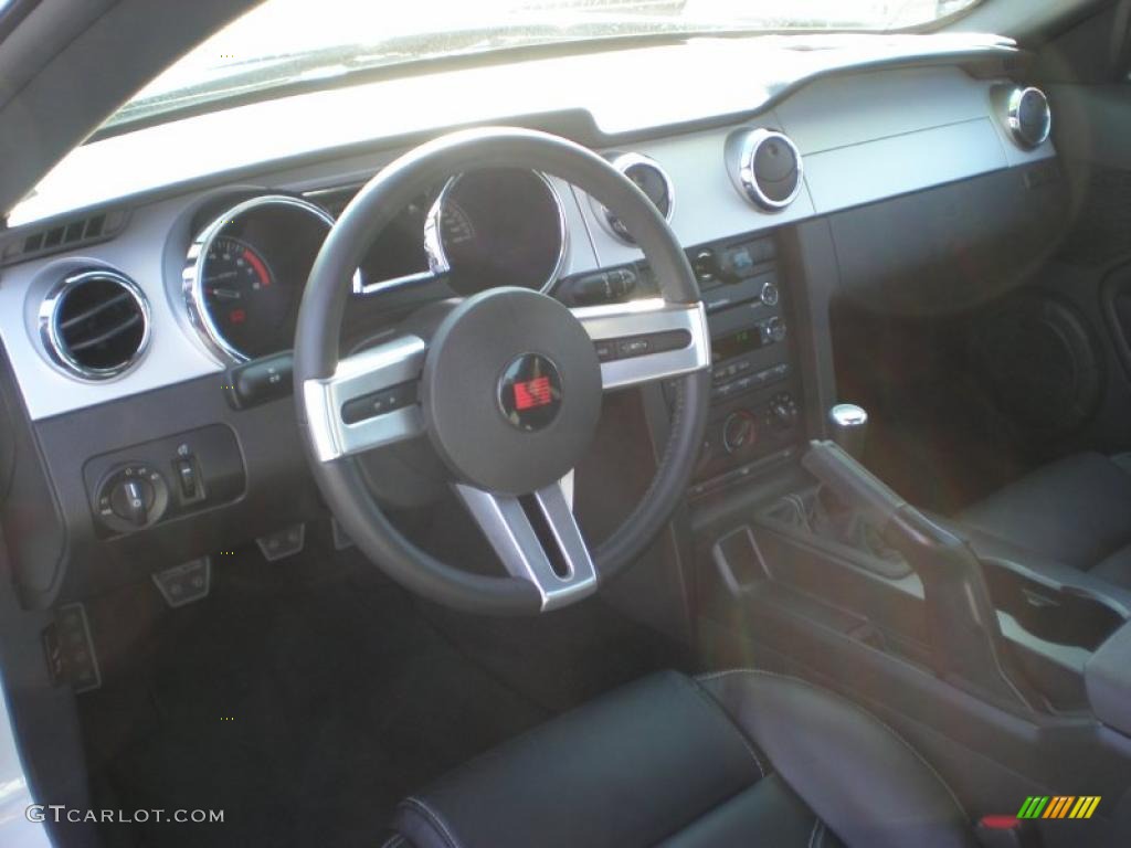 Dark Charcoal Interior 2008 Ford Mustang Saleen S281 AF American Flag Patriot Supercharged Coupe Photo #39275939