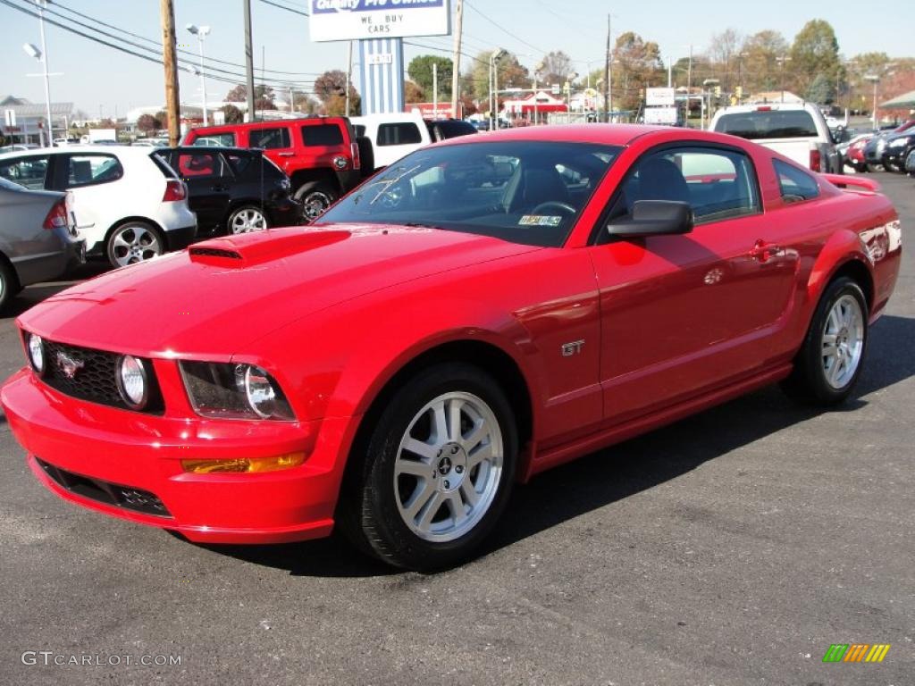 Torch Red 2008 Ford Mustang GT Premium Coupe Exterior Photo #39276103